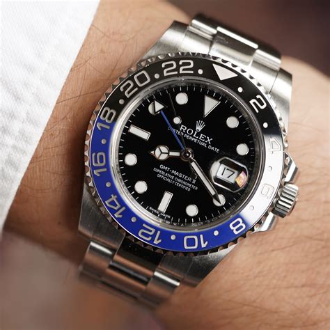 rolex gmt ii batman review.